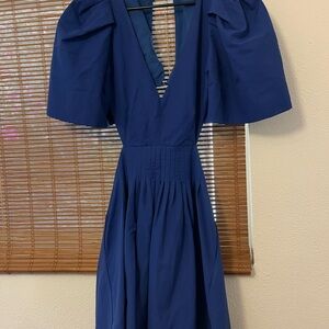 Blue dress from Banana Republic